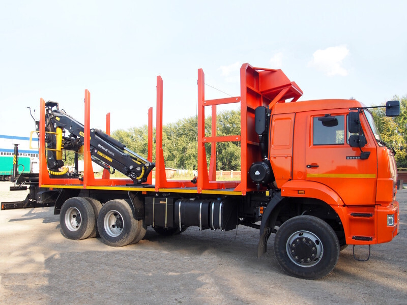 Сортиментовоз КАМАЗ 65115 КМУ Велмаш ВМ10-74