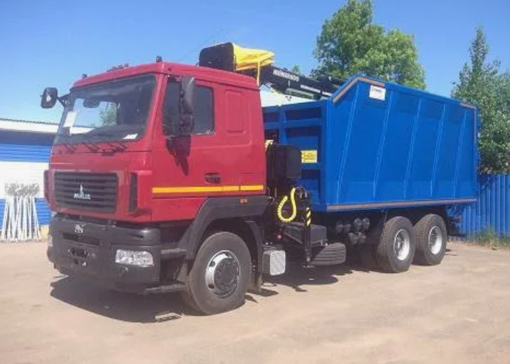 Ломовоз маз 6303 КМУ Майман 100S (ММ-100)